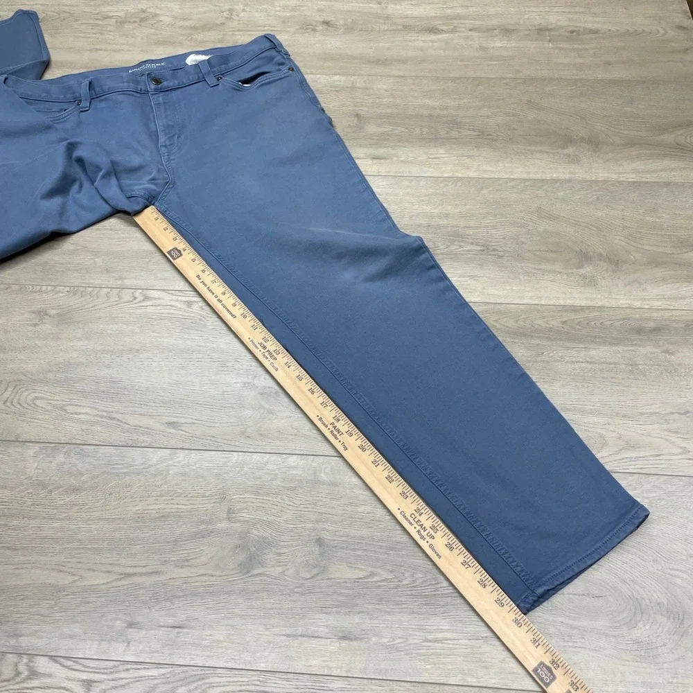 Banana Republic Traveler Pants Mens 38x32 Blue Shadow Athletic Tapered Fit